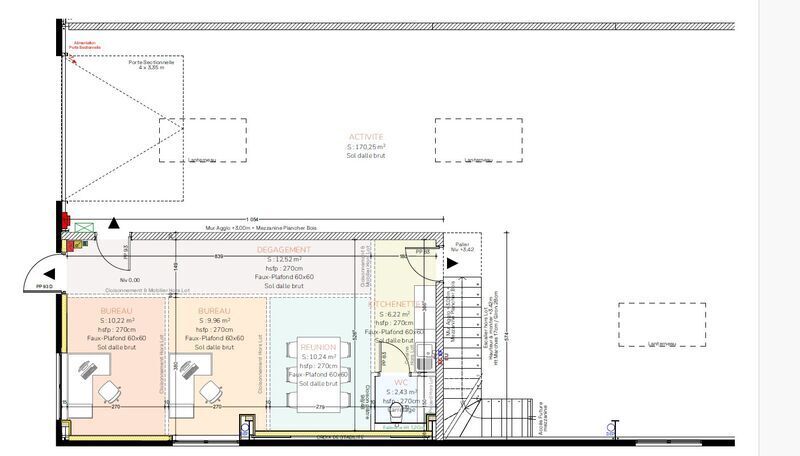 Light Industrial in Neuville-sur-Saône to rent - Floor Plan - Image 3 of 3