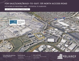 More details for 135 N Access Rd, South San Francisco, CA - Land for Rent