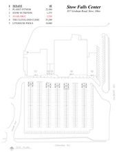 837-887 Graham Rd, Stow, OH for rent Site Plan- Image 1 of 1