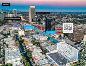 6221 Wilshire Blvd, Los Angeles, CA - aerial  map view