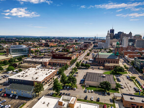 505 Ellicott St, Buffalo, NY - aerial  map view