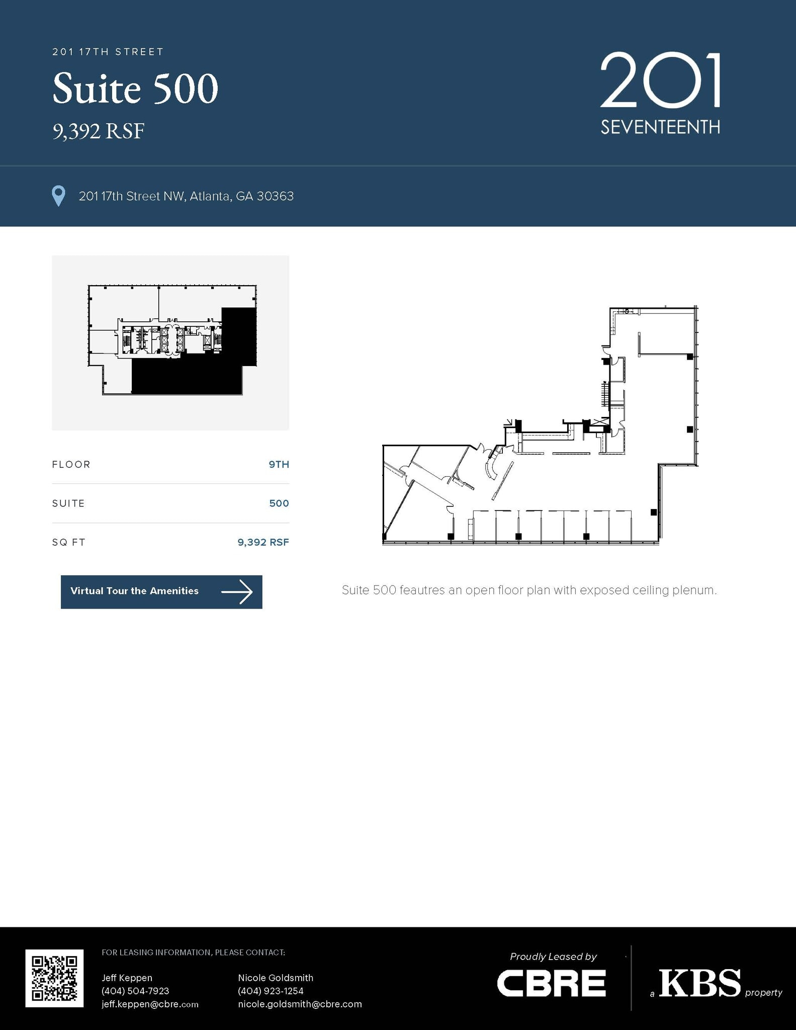 201 17th St NW, Atlanta, GA to rent Floor Plan- Image 1 of 1