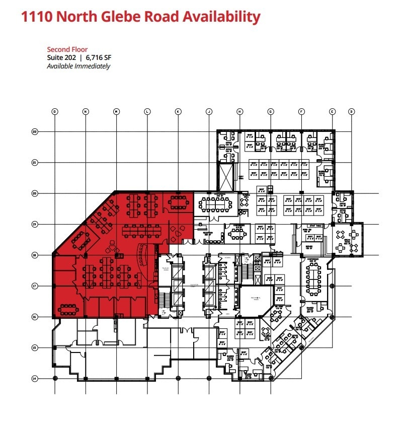 1110 N Glebe Rd, Arlington, VA to rent Floor Plan- Image 1 of 1