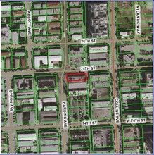 7451 Harding Ave, Miami Beach, FL - aerial  map view