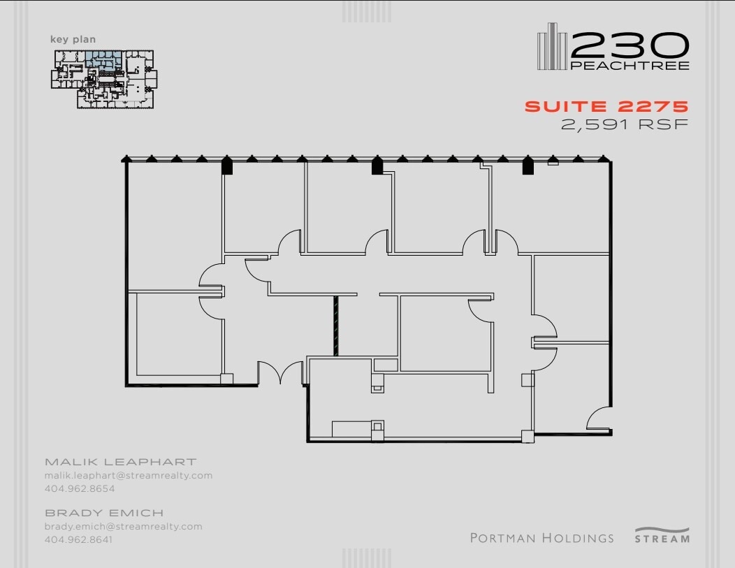 230 Peachtree St NW, Atlanta, GA to rent Floor Plan- Image 1 of 1