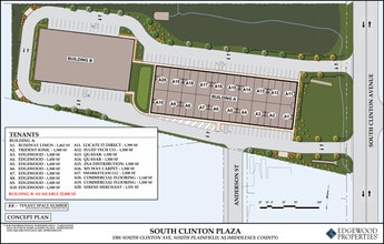 3301-3393 S Clinton Ave, South Plainfield, NJ to rent Site Plan- Image 1 of 1