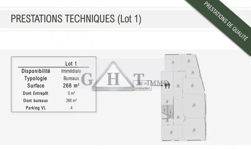 Office in Arcueil to rent - Floor Plan - Image 2 of 21