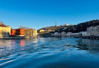 Lyon - Aerial  map view