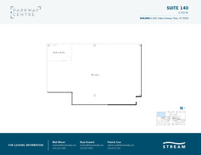 2901 N Dallas Pky, Plano, TX for rent Floor Plan- Image 1 of 2