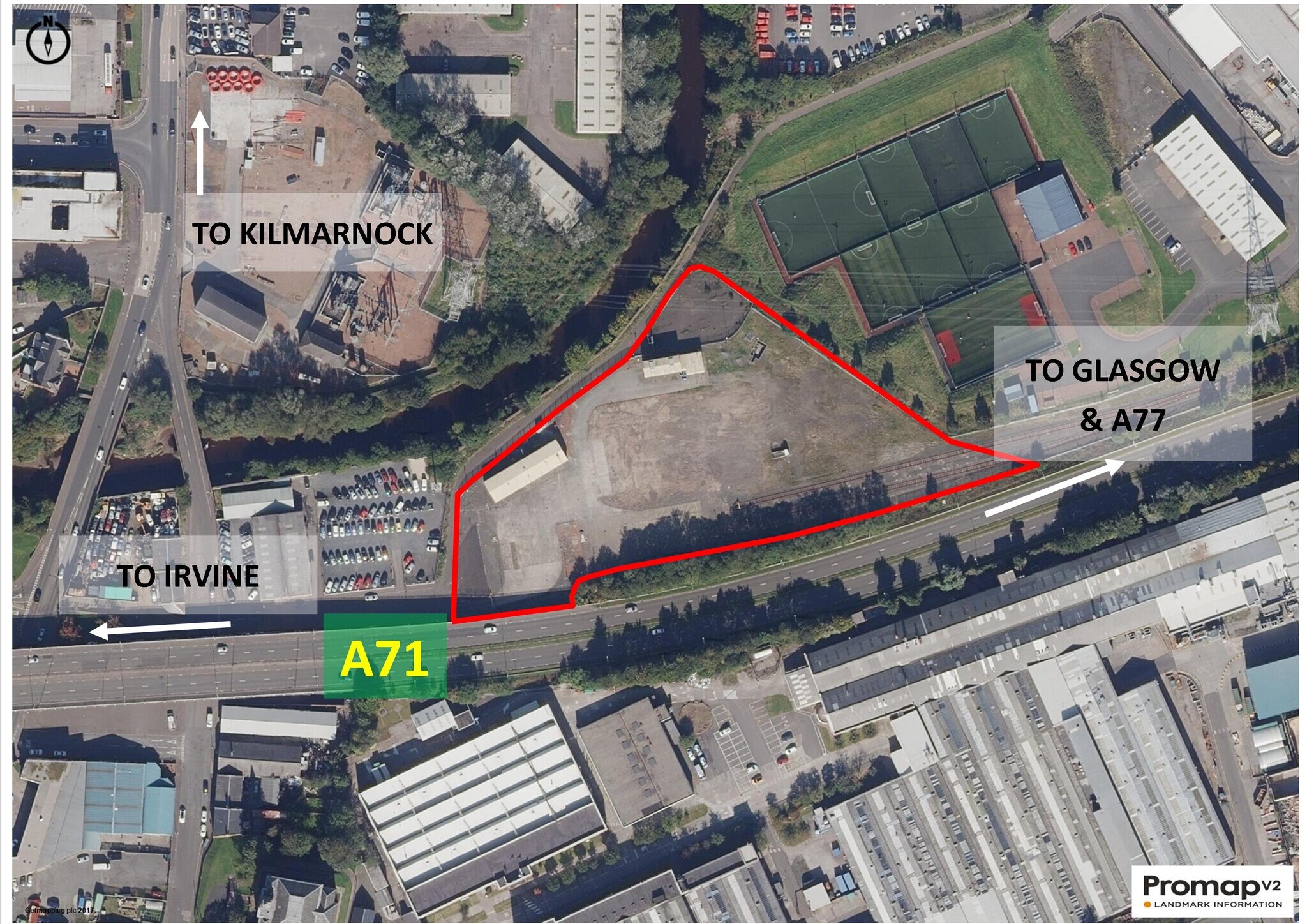 Acedemy St, Kilmarnock for sale Aerial- Image 1 of 1