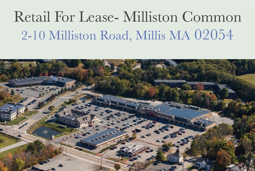 4-30 Milliston Rd, Millis, MA for rent - Building Photo - Image 1 of 11