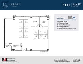 7108-7121 Fairway Dr, Palm Beach Gardens, FL to rent Floor Plan- Image 1 of 10