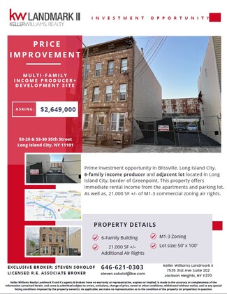 More details for LIC Multi-Family + Development Site – for Sale, Long Island City, NY