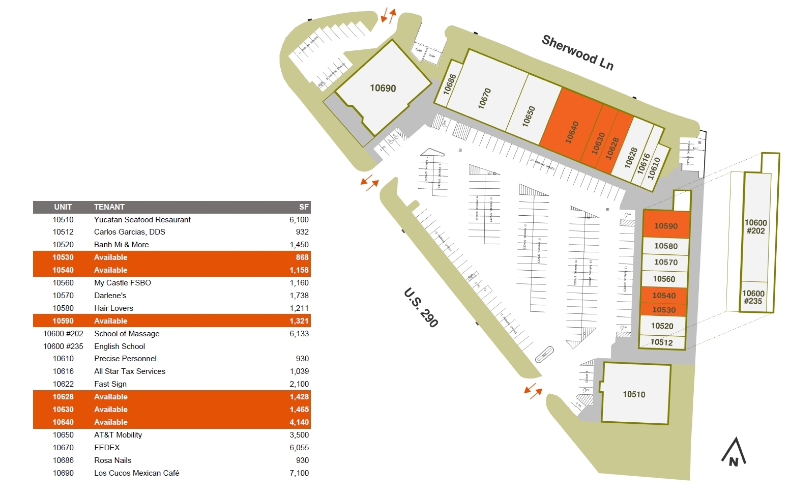 10650 Northwest Fwy, Houston, TX for rent Site Plan- Image 1 of 1