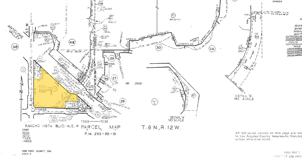 39720 10th St W, Palmdale, CA for rent - Plat Map - Image 2 of 4