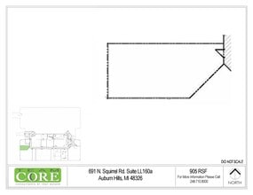 691 N Squirrel Rd, Auburn Hills, MI to rent Floor Plan- Image 1 of 1