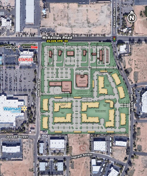 SE McKellips & Greenfield Rd, Mesa, AZ for sale - Site Plan - Image 3 of 3