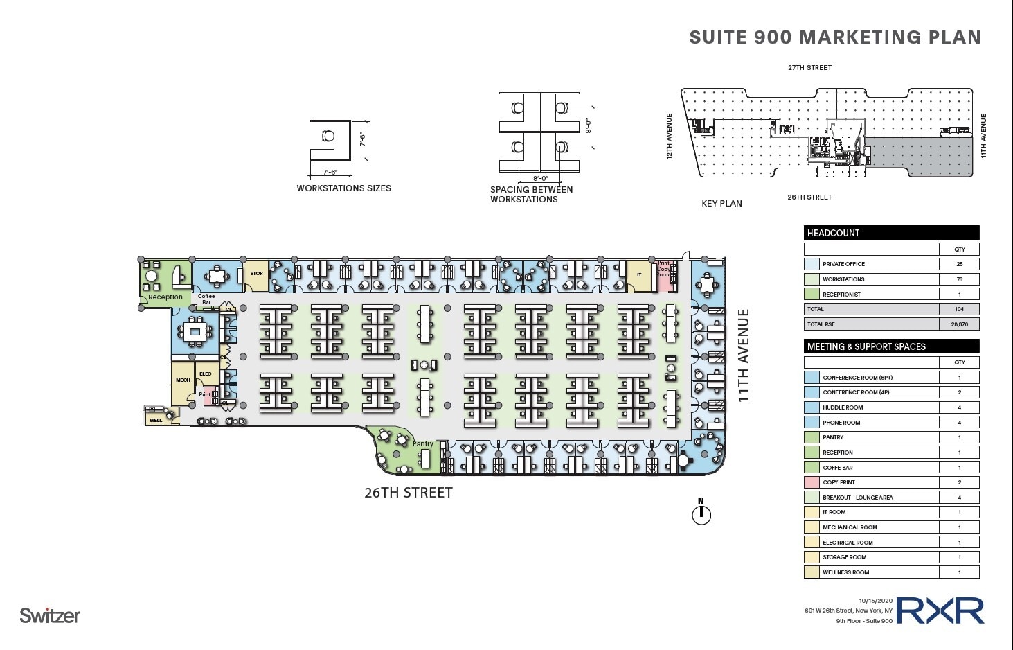 601 W 26th St, New York, NY to rent Floor Plan- Image 1 of 2