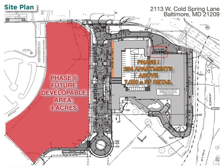 2113 W Cold Spring Ln, Baltimore, MD for rent - Site Plan - Image 2 of 2