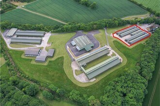 Winterbourne Whitechurch East Down, Blandford Forum, DOR - AERIAL  map view - Image1