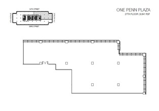 PENN 1, New York, NY for rent Floor Plan- Image 1 of 1