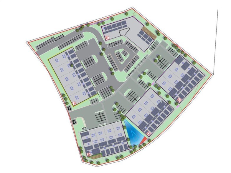 Light Industrial in Louvres for sale - Floor Plan - Image 2 of 3