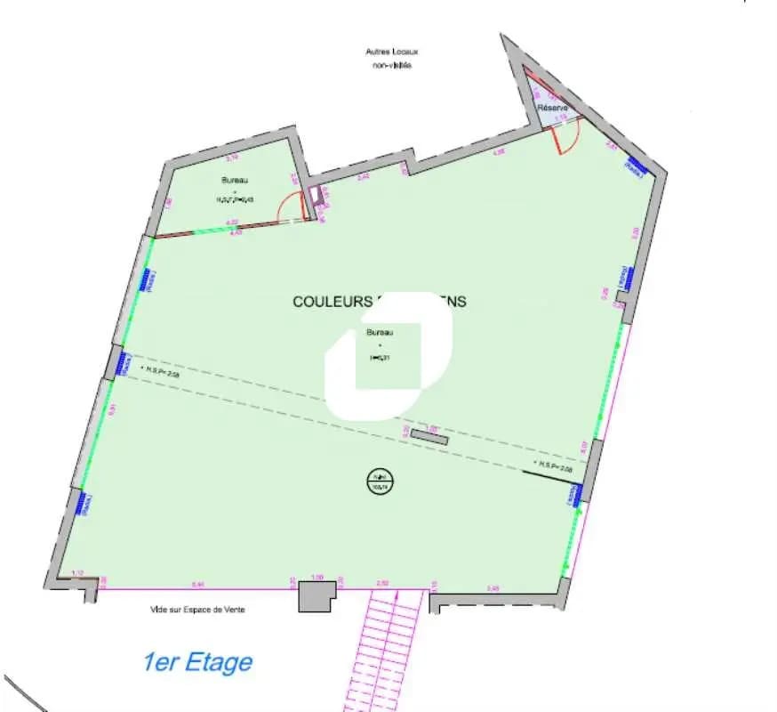 Retail in Houilles to rent Floor Plan- Image 1 of 16