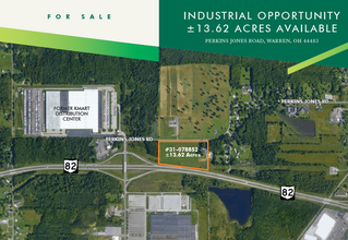 Perkins Jones Rd NE, Warren, OH for sale Aerial- Image 1 of 2