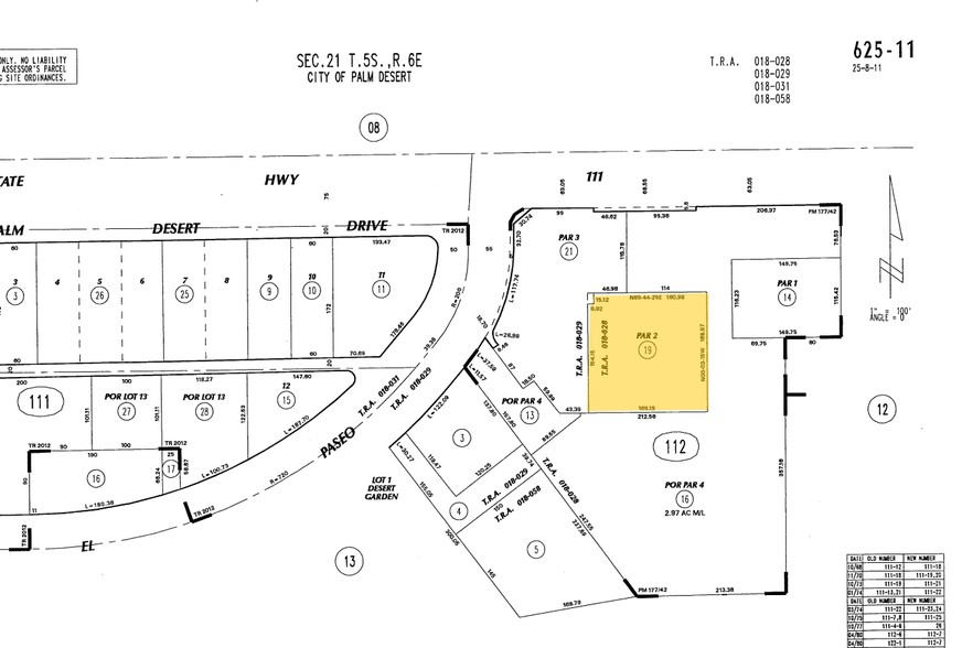 74225 Highway 111, Palm Desert, CA for rent - Plat Map - Image 2 of 13