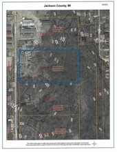 VL Watts Rd, Jackson, MI - aerial  map view