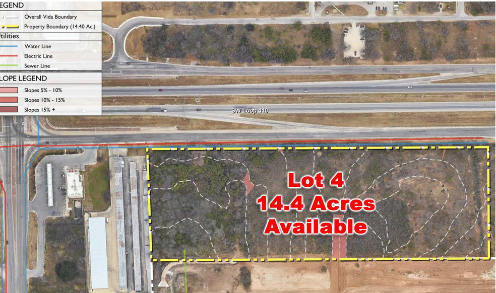 Loop 410, San Antonio, TX for sale - Aerial - Image 1 of 2