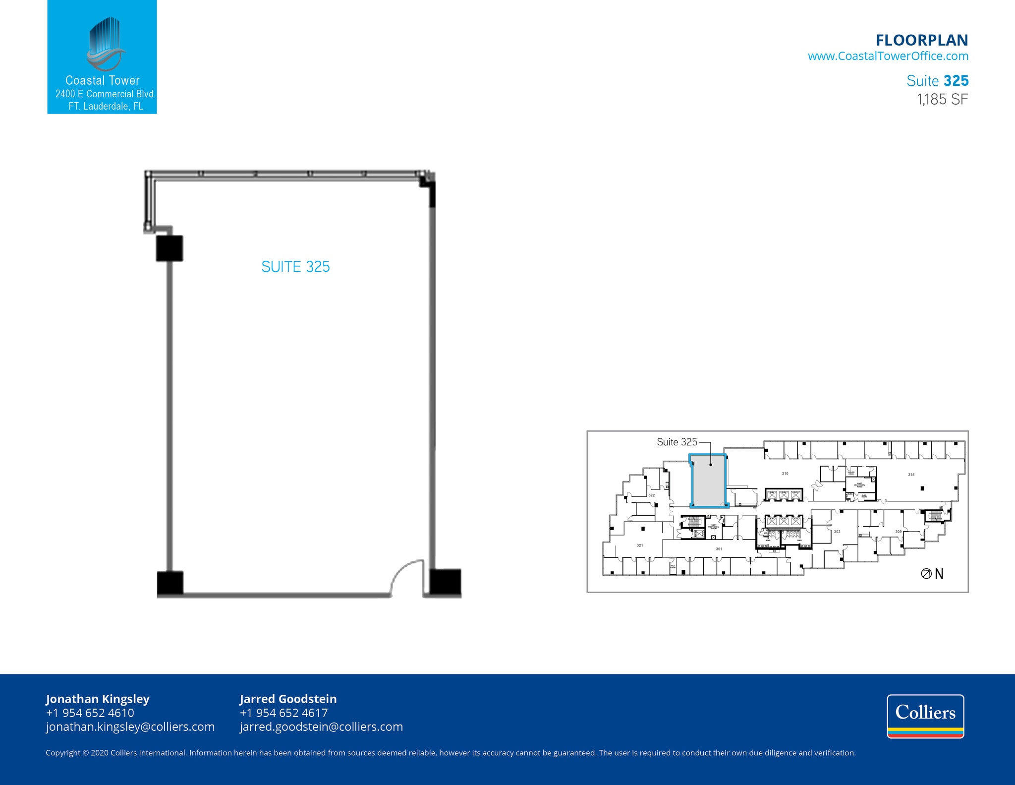 2400 E Commercial Blvd, Fort Lauderdale, FL for rent Floor Plan- Image 1 of 2