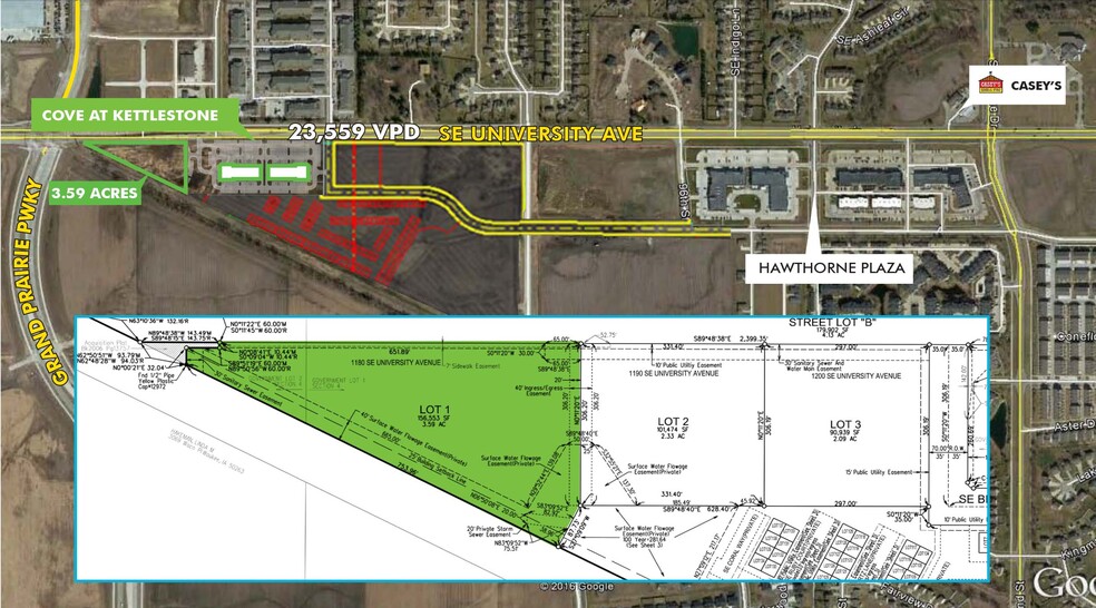 1180 SE University Ave, Waukee, IA for sale - Site Plan - Image 3 of 3