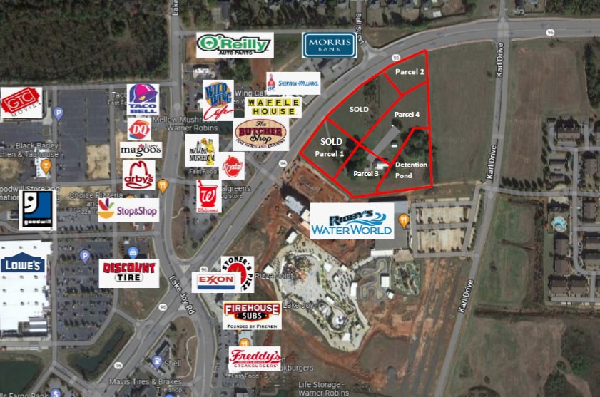 1030 Hwy 96, Warner Robins, GA for sale - Aerial - Image 1 of 4