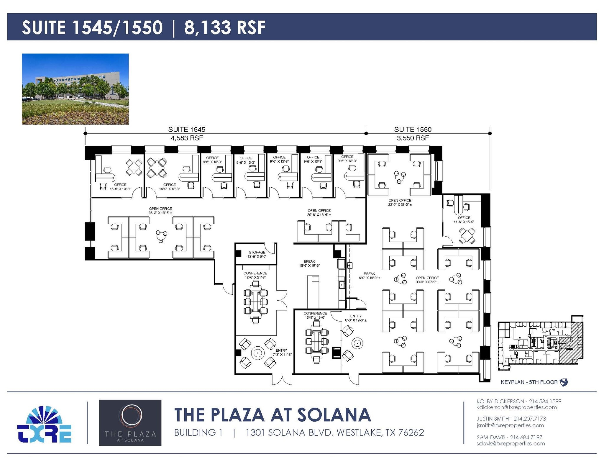 1301 Solana Blvd, Westlake, TX to rent Floor Plan- Image 1 of 6