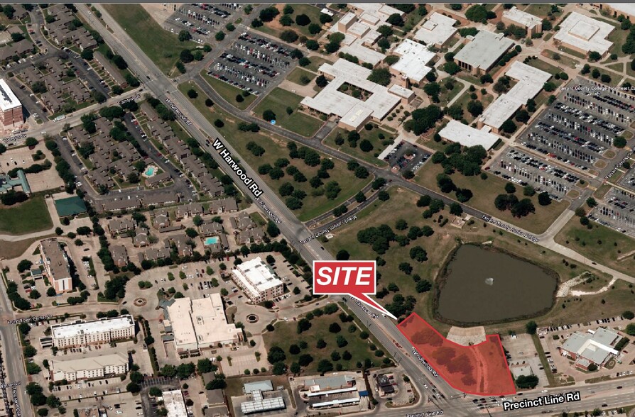 NWC W Harwood Rd & Precinct Rd, Hurst, TX for sale - Aerial - Image 1 of 1