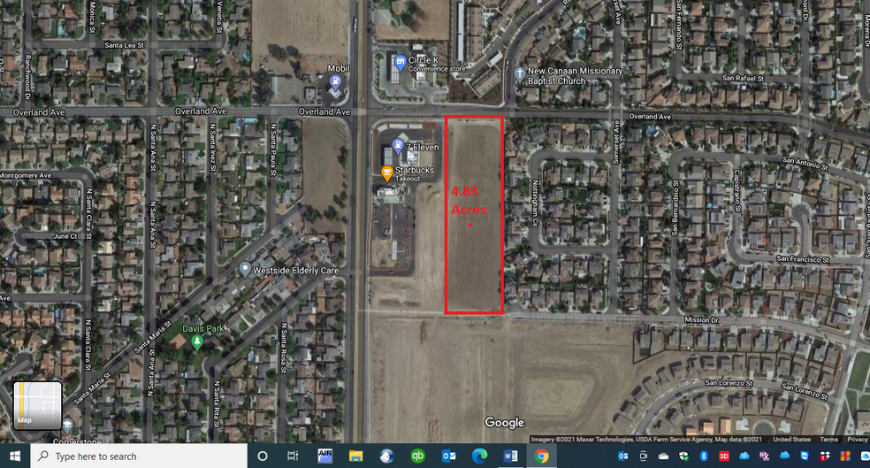 390 N Mercey Springs Rd, Los Banos, CA for sale - Aerial - Image 1 of 3