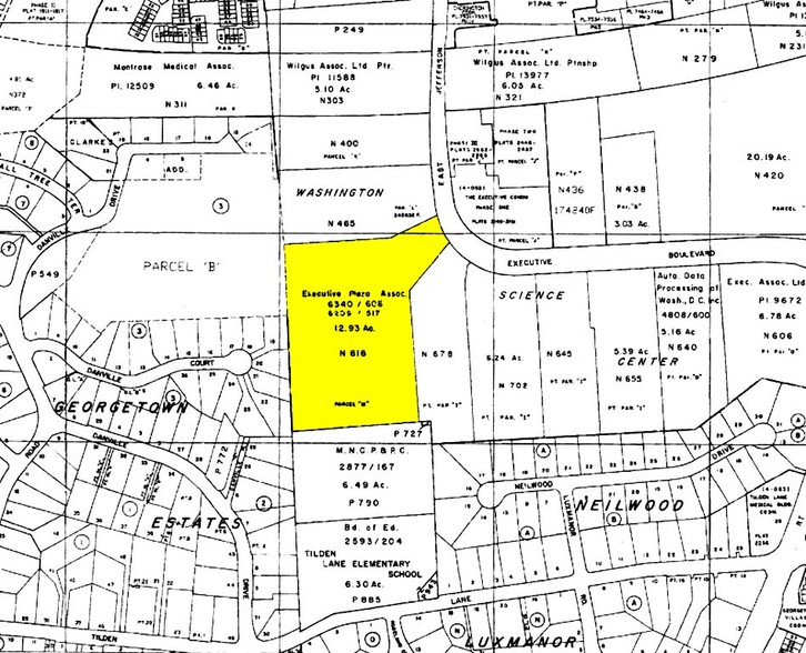 6130 Executive Blvd, Rockville, MD for rent - Plat Map - Image 2 of 23