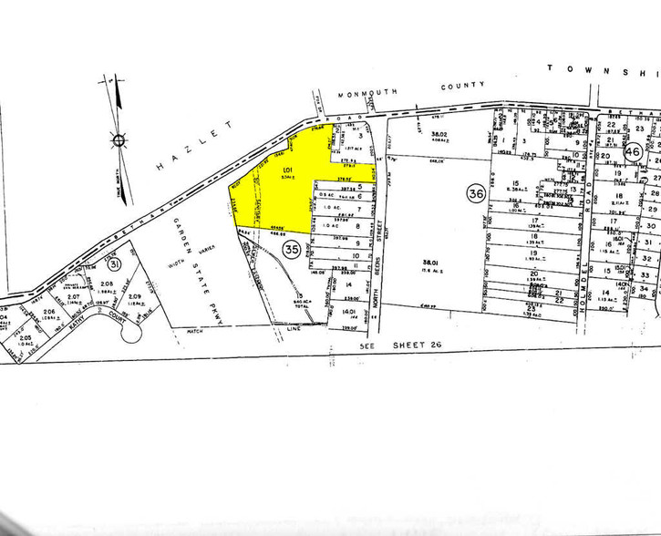 670 N Beers Bldg 3 St, Holmdel, NJ for sale - Plat Map - Image 2 of 14