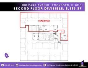 100 Park Ave, Rockford, IL to rent Building Photo- Image 1 of 1