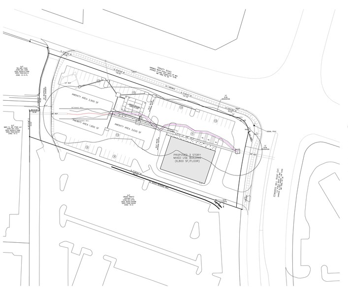 5201 Trinity Rd, Raleigh, NC for sale - Site Plan - Image 3 of 3