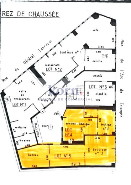 Retail in Paris for sale - Floor Plan - Image 2 of 2