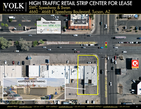 4662-4668 E Speedway Blvd, Tucson, AZ - aerial  map view