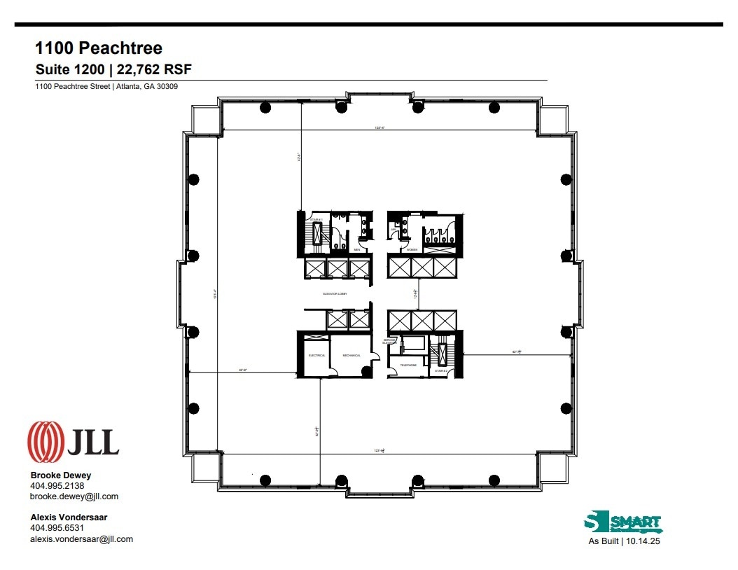1100 Peachtree St NE, Atlanta, GA to rent Floor Plan- Image 1 of 1
