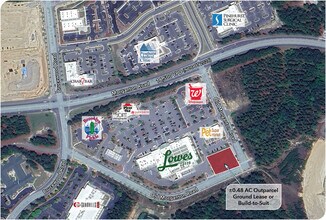 1752 Old Morganton Rd, Southern Pines, NC - AERIAL  map view