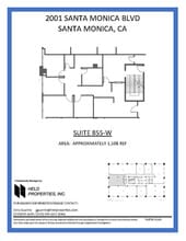 2021 Santa Monica Blvd, Santa Monica, CA for rent Site Plan- Image 1 of 1