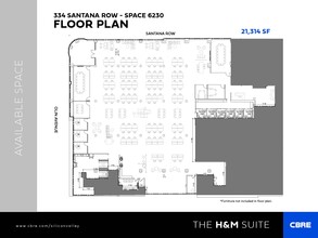 377 Santana Row, San Jose, CA for rent Floor Plan- Image 1 of 1