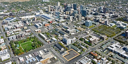 280 W 500 S, Salt Lake City, UT - AERIAL  map view