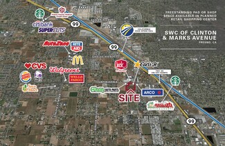 More details for Clinton Ave, Fresno, CA - Land for Rent