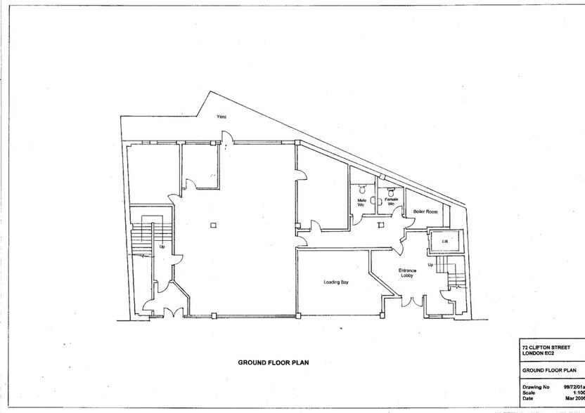 68-76 Clifton St, London to rent - Floor Plan - Image 2 of 20